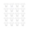 20pcs Car Front Grille Buckle Fixing Clips Replacement Retainer Clip Rear Bumper Guard Fastener Rivet Clips