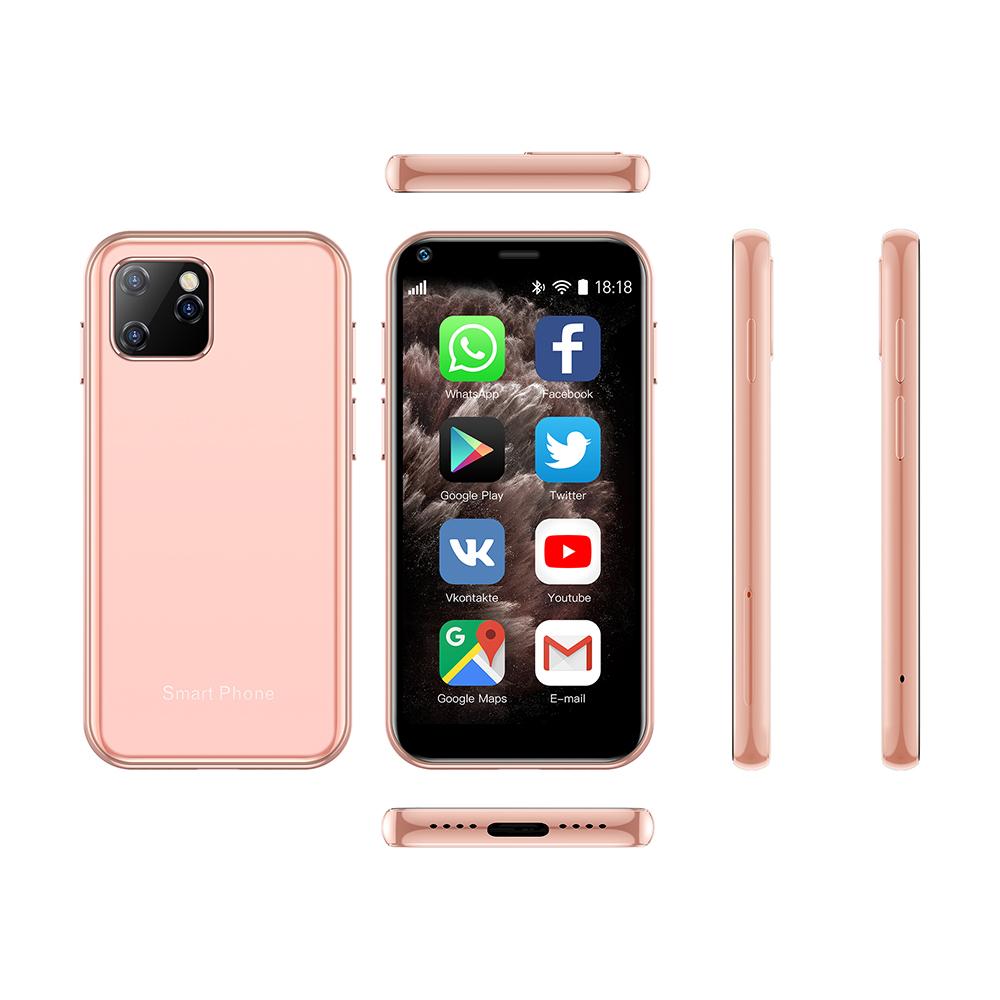 

Смартфон SOYES XS11 MINI 2,5 дюйма Android 8.1 Quad Core RAM 2GB ROM 16GB 1000mAh Dual SIM 3G mobile phone 2GB&16GB рожевий