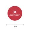 2PCS Citroen Emblem Badge Car Anti Slip Mat Coaster Water Cup Slot For Citroen C8 DS3 C6 C3 Vts C4 Saxo C4L C5 C2 C1 Xsara C3-XR