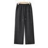 Women's Elastic High-Waist Loose Straight-Leg Pants