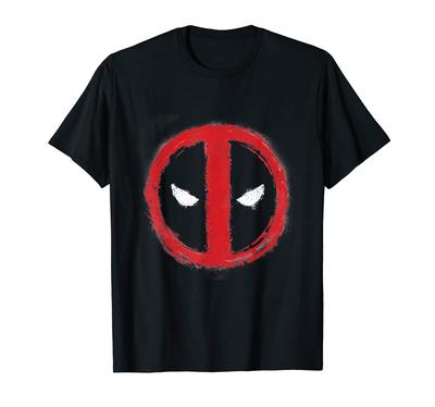 Marvel Spray Painted Deadpool Icon. T-shirt
