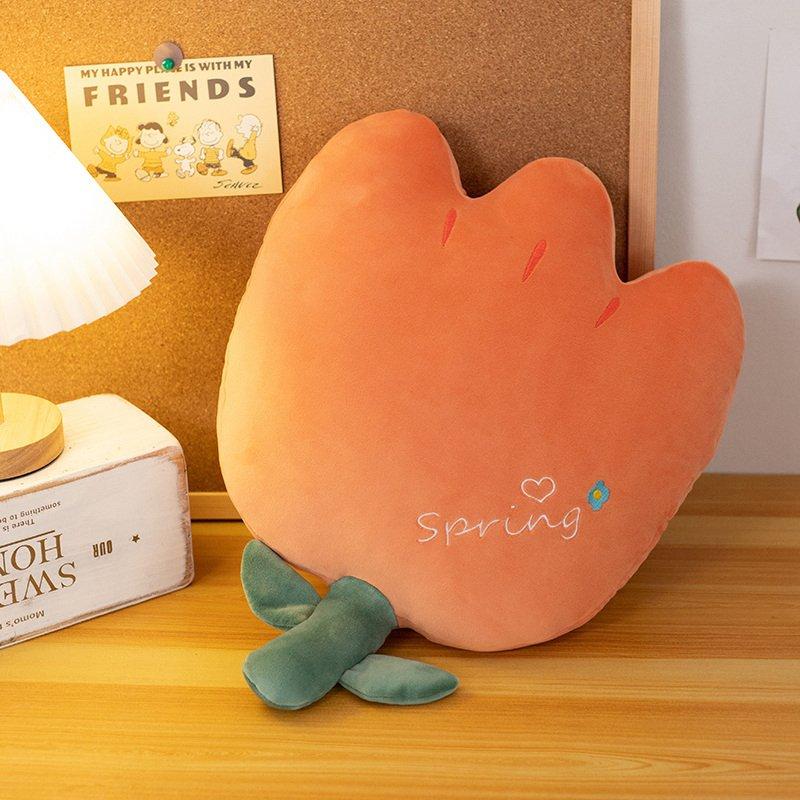 Fresh Colorful Daisy Flower Plush Pillow Toy Soft Cartoon Plant Stuffed Doll Chair Cushion Car Pillow Kids Lovers Birthday Gift