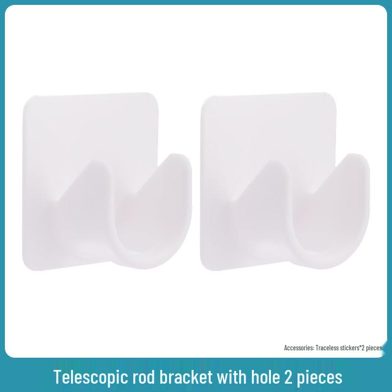 

Прочный крючок и зажим для карниза с клейкой основой - Телескопический кронштейн без сверления для дверных штор