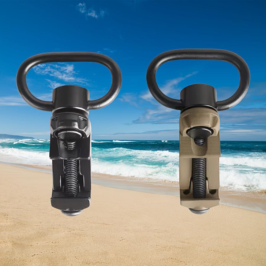 Tactical QD Sling Mount RSA Rail Attachment Zinc Alloy Metal Fiber Single Double Point for Hunting Fishing Gear Enthusiasts