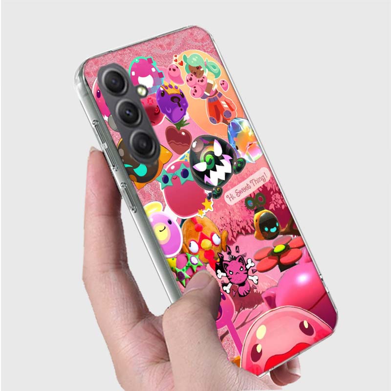 S-Slime R-Rancher Game Phone Case for Samsung A16 A26 A36 A56 A17 A37 A57 A07 A06 A02S A03 A04S A05S Galaxy Note 20 10 A50S A71