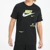 Nike Swoosh Multi-Hook Crew Neck Short Sleeve T-Shirt Men Tops Black CU0078-010