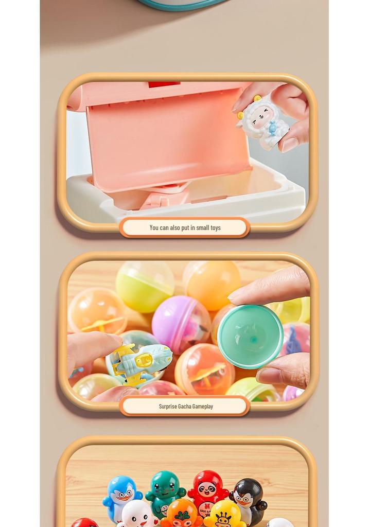 Kids' Mini Claw Machine: Home Electric Sound & Light Toy for Gashapon and Prizes