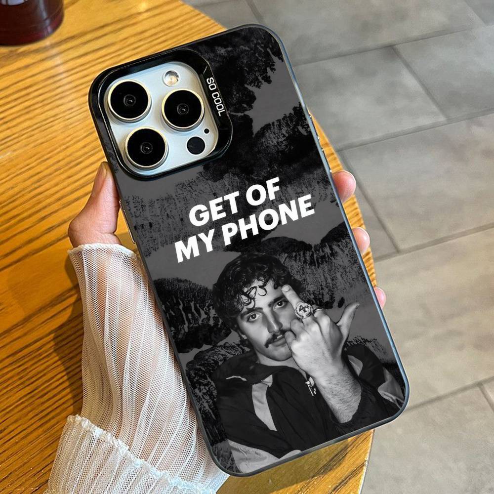 Fan Art B-Boone-e Bear BensonS Phone Case For iPhone 16 17 15 14 12 13 Pro Max Black Candy Matte Shockproof Cover
