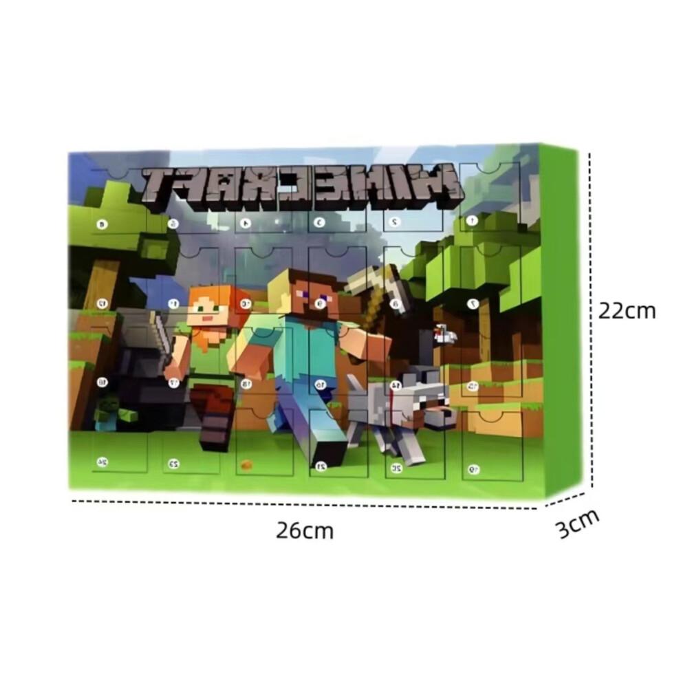 2026 Kids Christmas Minecraft Figures Advent Calendar Toys Xmas Gifts