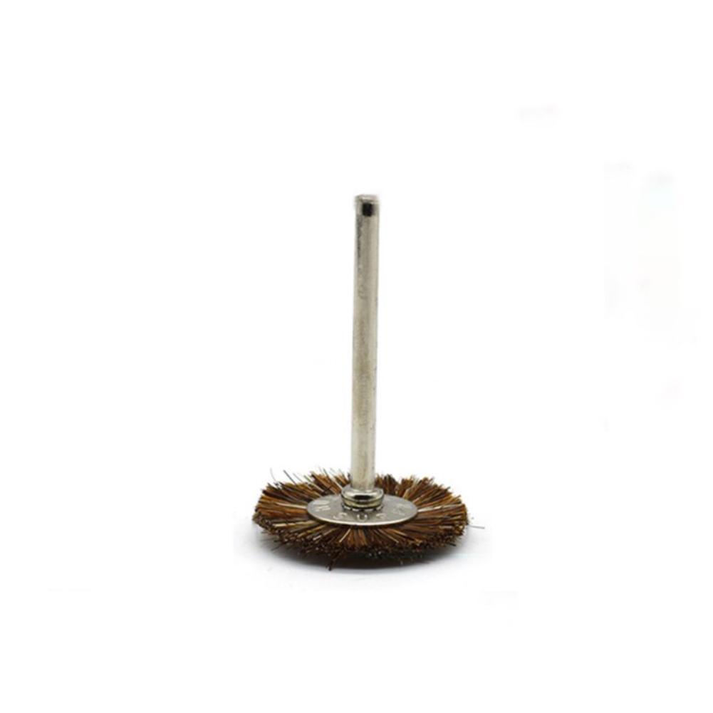 Wire Brush Set of 3 for Rotary Tool Use Soft Brushes for Effective Cleaning and Polishing of For metal and Wood 3mm Shank