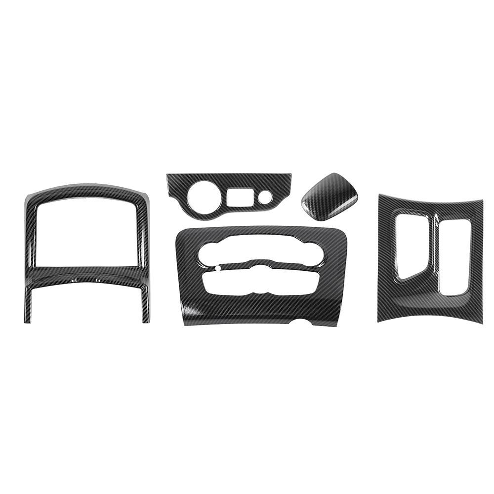 

Center Console Panel Decoration Cover Trim for Dodge Charger 2015-2026 Carbon Fiber Interior Mouldings Car Styling Accessories