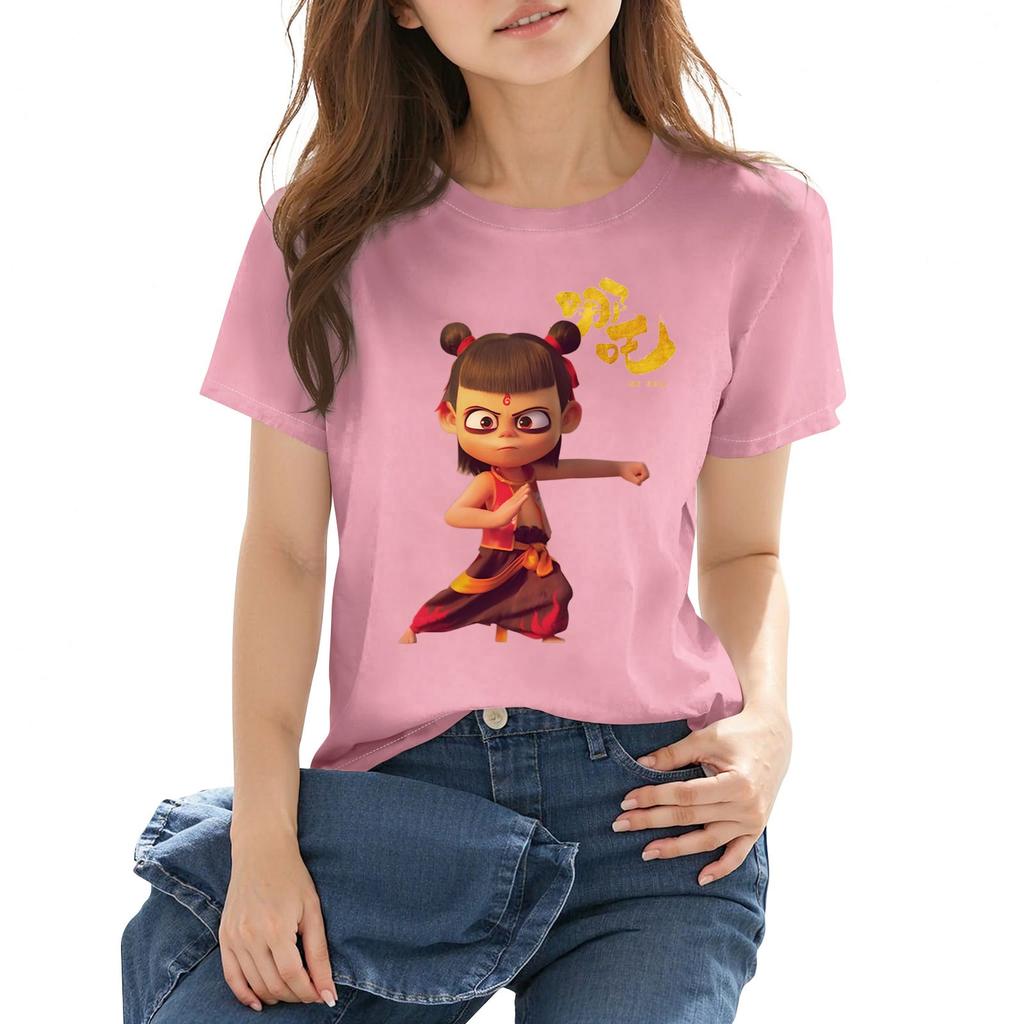 Lässiges, kurzärmliges, bedrucktes T-Shirt mit Rundhalsausschnitt für Kinder