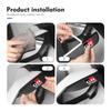 For Toyota 2PCS Soft Rubber Rearview Mirror Rain Eyebrow Styling Accessories GR MN Crown RAV4 Yaris Land Cruiser Corolla Prius