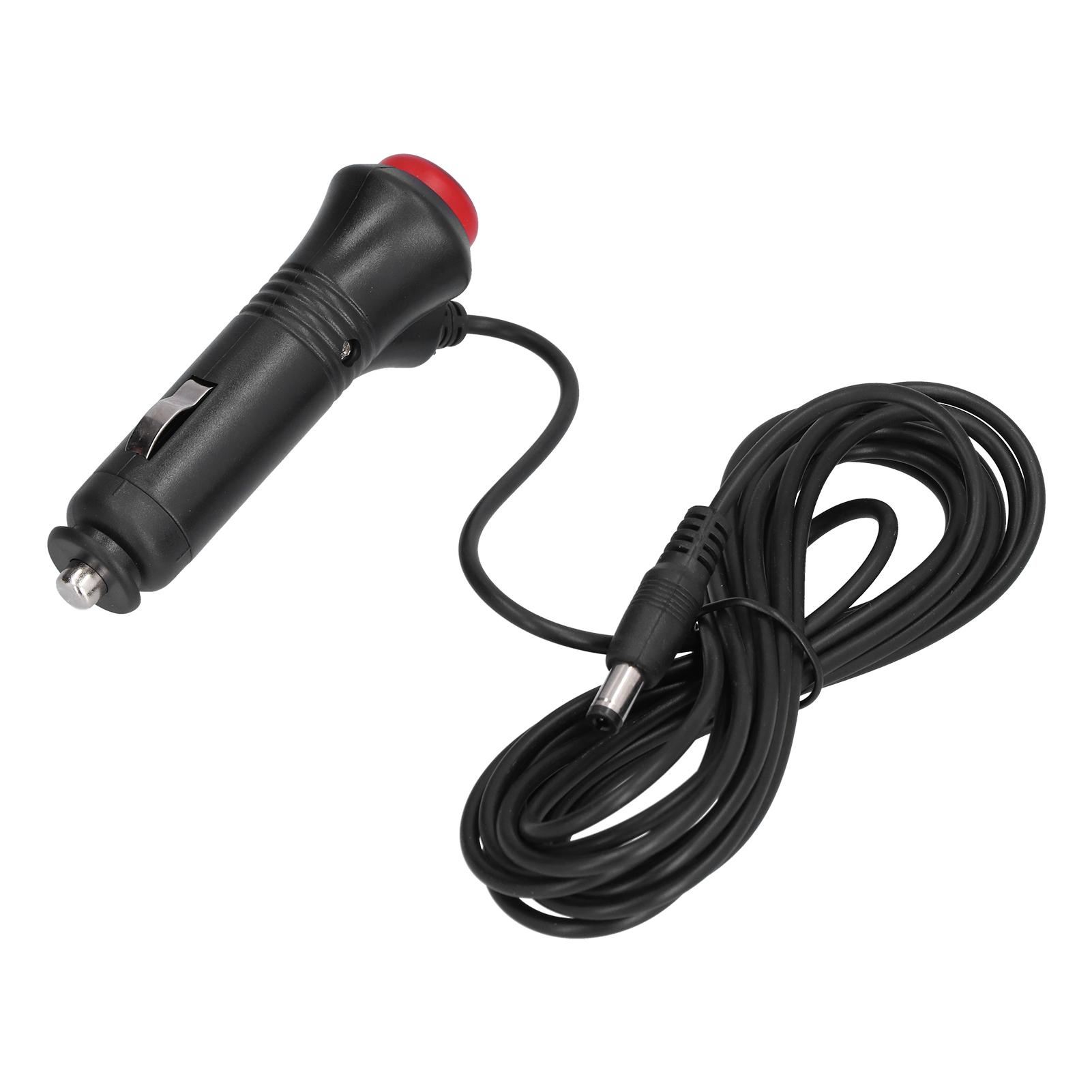 Cigarette Lighter Power Cable Car Cigarette Lighter Cable Adapter with Swtich Button for Cars Engineering plastics