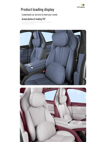 Zadeni Lumbar & Neck Support Pillow - Official Car Headrest Style