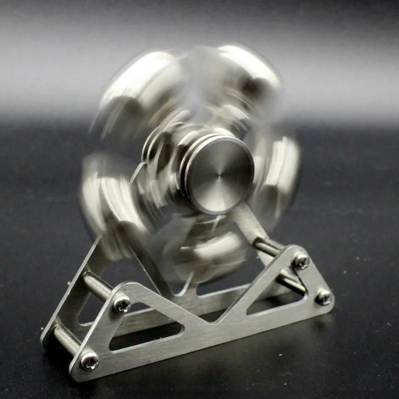 Hand Spinner Steel Ball Ferris Wheel 2 Fingertip EDC Adult Fidget Toys Five Bead Finger Gyro 686 Silent Bearing Stainless Steel