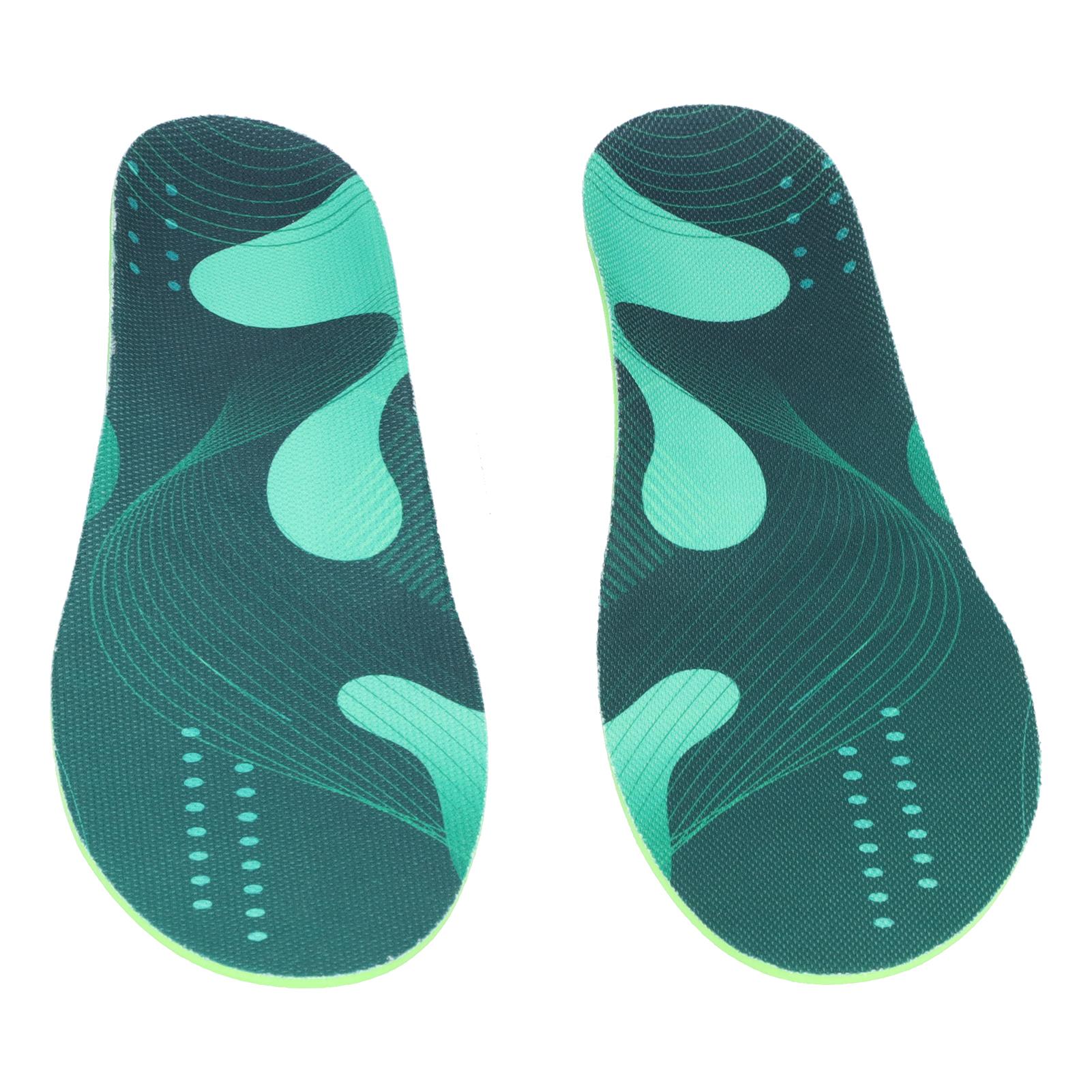 

1 Pair Unisex Insole Breathable Elastic Shock Absorbing Foot Arch Support Orthopedic Shoe Pads L 44 47