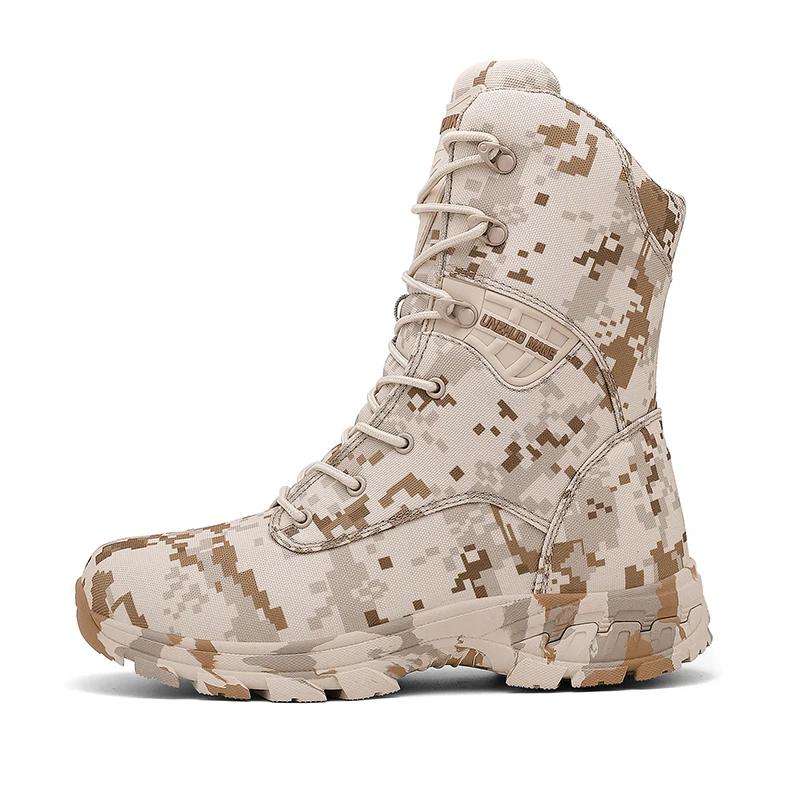2025 Camouflage Men Boots Work Sneakers Men Boots Autumn Winter Special Sport Ankle Boot for Men Male Zapatos Hombre Sneakers