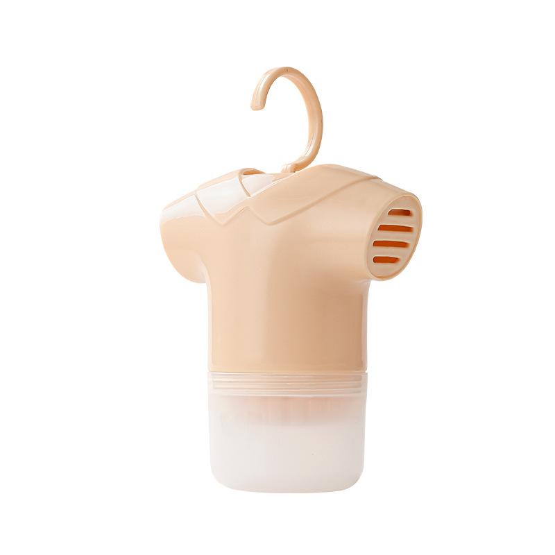 

Reusable Clothes Wardrobe Dehumidification Box Anti-Mold Moisture-Proof Dehumidifier Packs Hanging With Water Collector And Hook бежевый