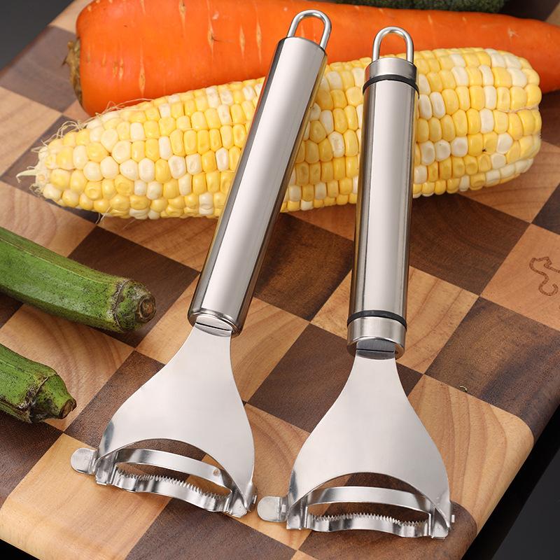 Stainless Steel Corn Planer Artifact Food Grade Corn Planer Household Corn Peeling Corn Threshing Tool