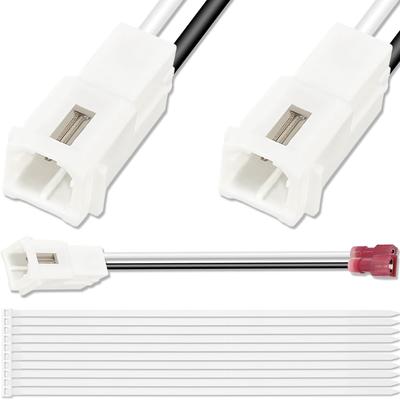 3pcs Front Dash Tweeter Speaker Wiring Harness Adapter Connector