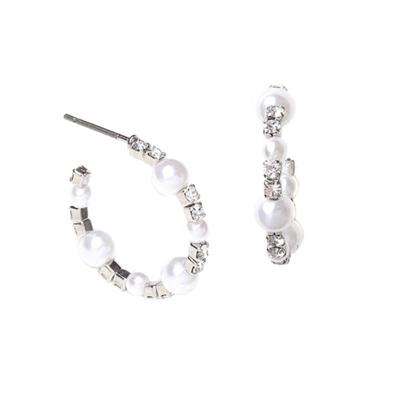 Bague à point de perle glammuse