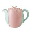 INS Wind Tulpen Teekannenset Kamelien Teetasse Nachmittagstee-Set Keramik Kaffeetasse Untertasse Kanne