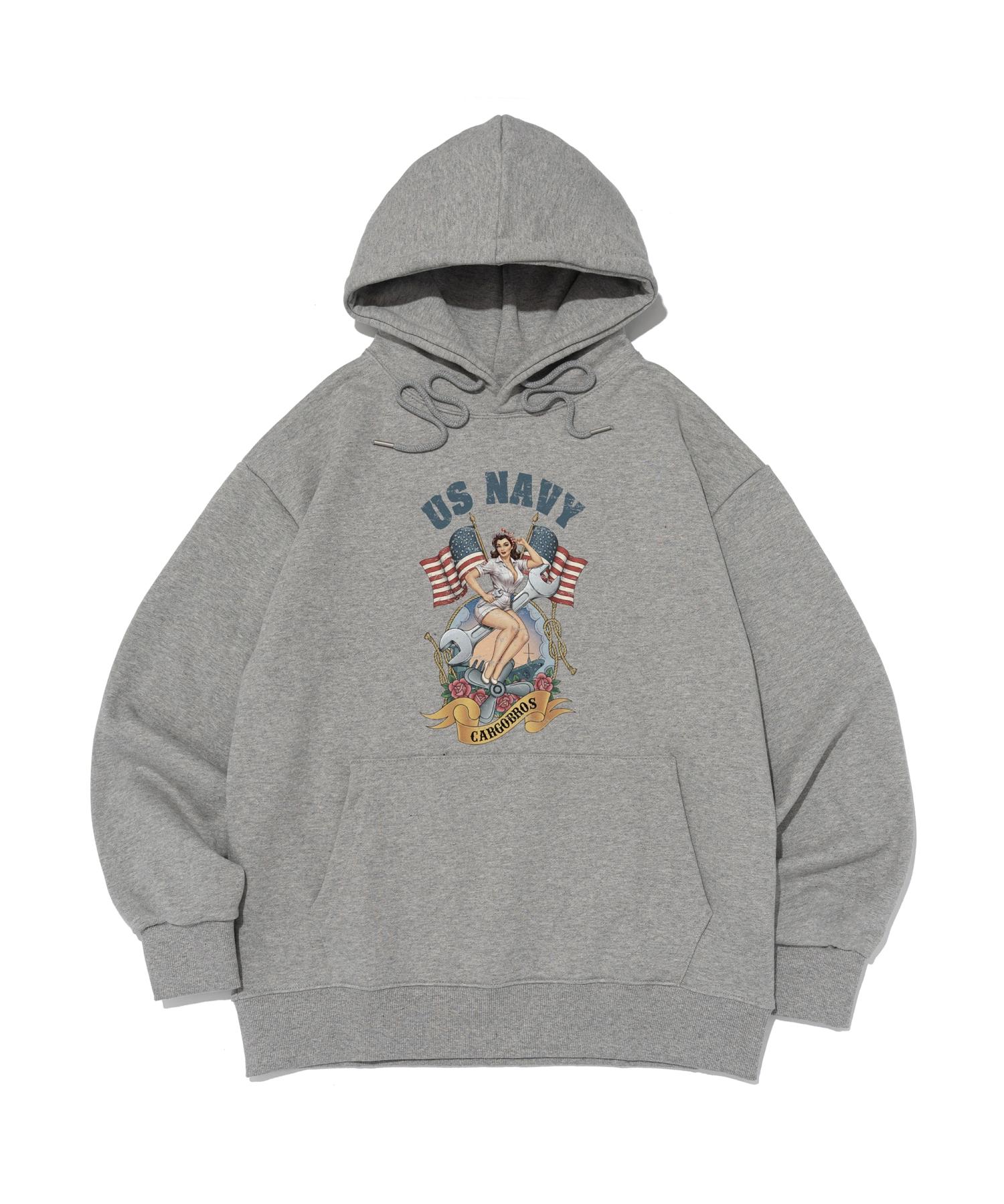 Cargo Bros For Woman Us Guarders Hoodie (Gray) M