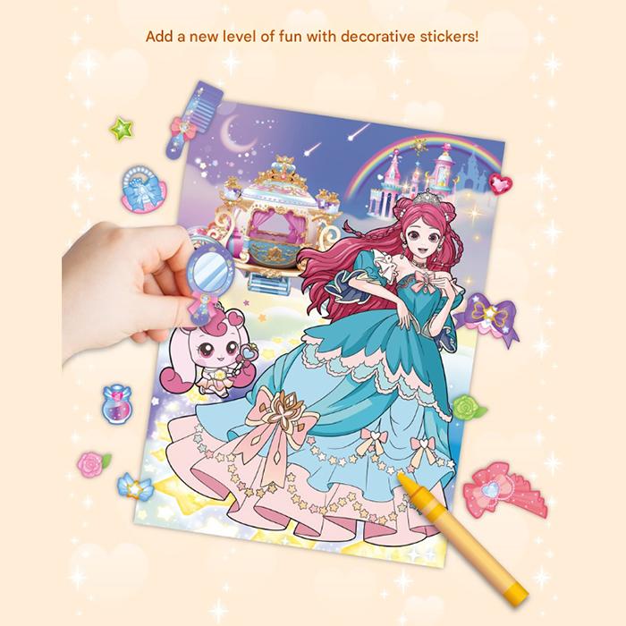 Made in Korea- Princess Catch! Teenieping Princess Coloring