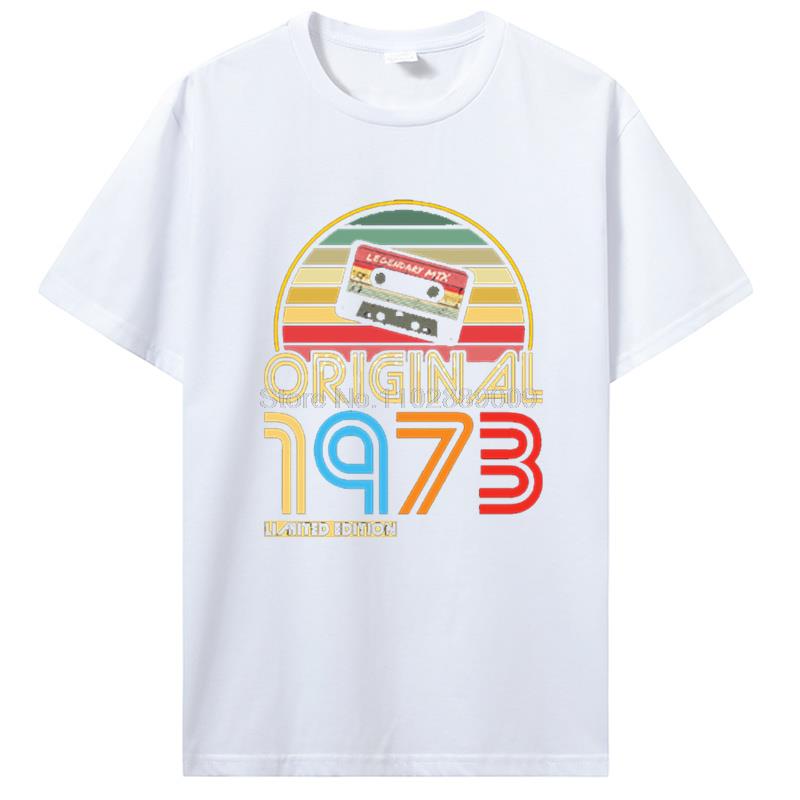 Old T Shirt Original Limited Edition 1973 Vintage T-shirt Funny Women Men Birthday Gift Printed Tshirt Harajuku Streetwear Tees