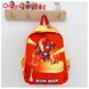 America Pattern Captain Kids School Backpack For Early Education