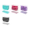1pc Efficient Silicone Ice Cubes Tray And Food Container Set Leak Proof Cover Ice Block Maker For Freezers Organization