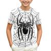 Kids' Short Sleeve Neck T-Shirt with Graphic Print for Casual Daily Wear