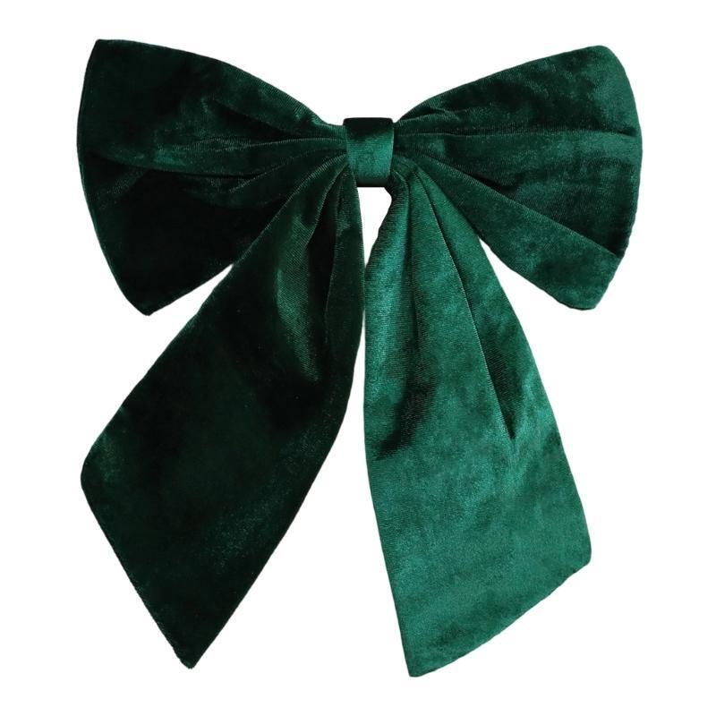 Velvets Christmas Bowknot Ornament For Holiday Tree Decorations And Festival Home Parties