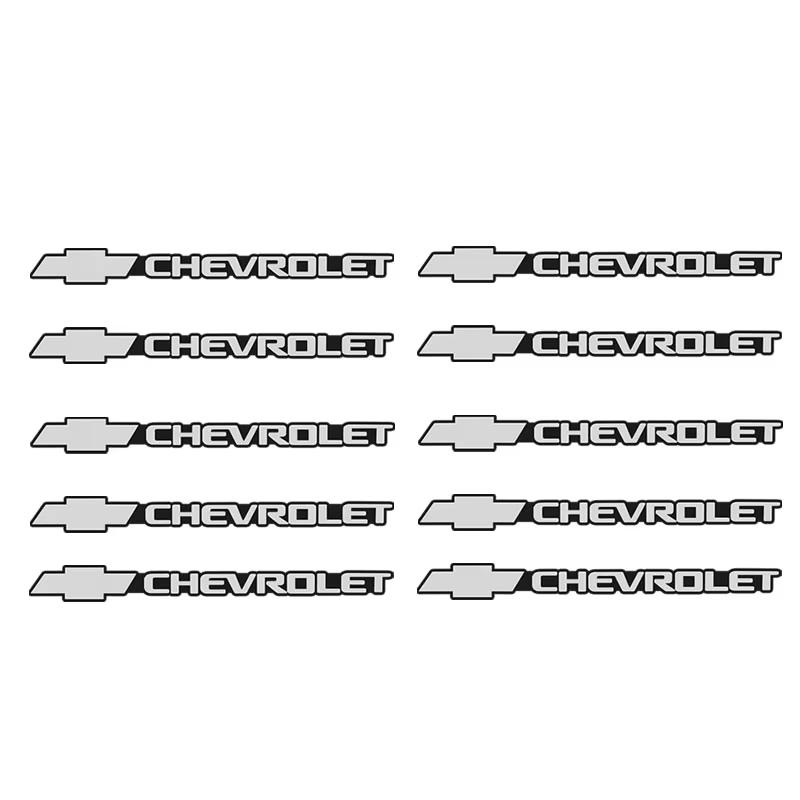

10pcs Car Speaker Stereo Modification Sticker Decoration For Chevrolet Bolt Spark Tahoe Z71 Aveo Impala Lacetti Malibu Sail SS