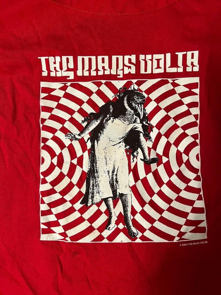 

Mars Volta T Shirt Authentic 2005 Chest Bird Lady Shirt Full Size S5XL ZL893 Unisex T-Shirt XXL