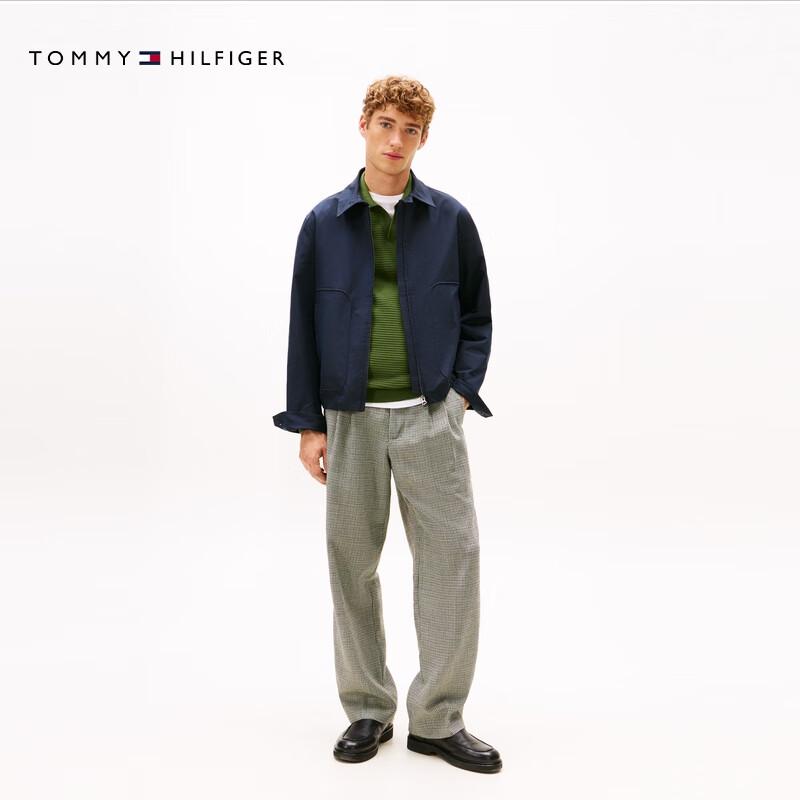 Tommy Hilfiger Men's Business Casual Double-Zip Lapel Jacket