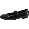 Mary Jane Single Shoes Thick Heel Shoes Elegant Classic Retro Square Toe Comfortable Soft Shallow Cut Low Heel Women's Shoes