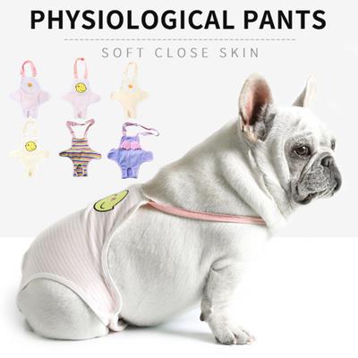 Pet Sanitary Pants Soft Touch Breathable Adjustable Puppy Dog Menstrual Period Pants for Female