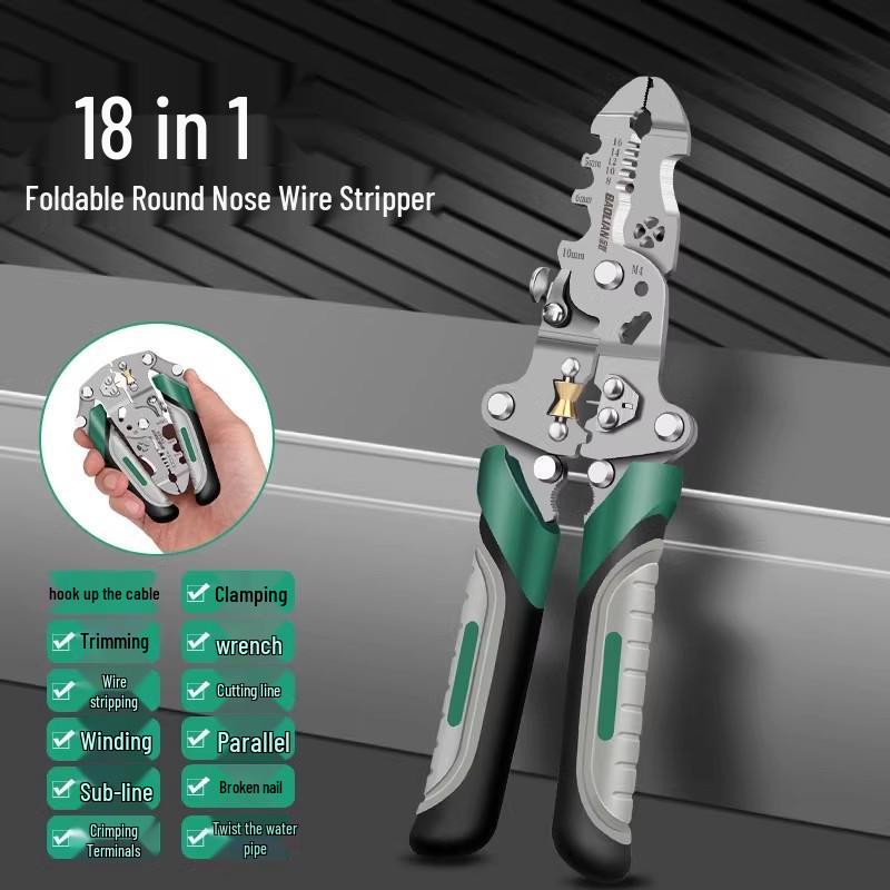 Baolian Multifunctional Electrician's Wire Stripper and Crimping Tool