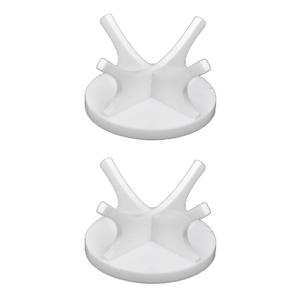 2Pcs Golf Ball Rack High Stability Strong Firmness Simple Baseball Display StandWhite 2 Pieces