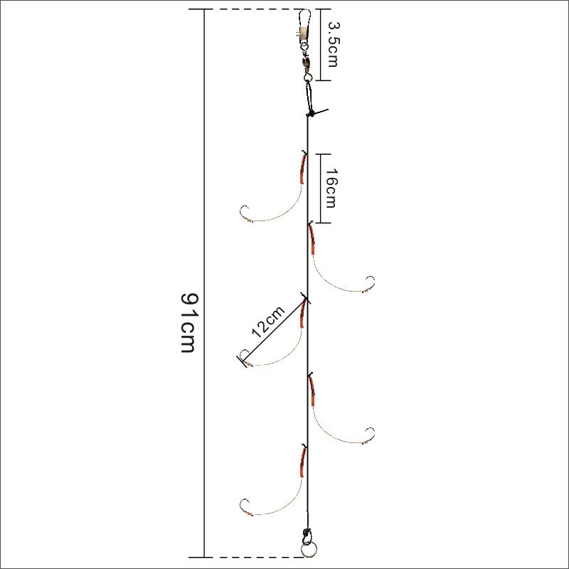 1 Bag 3# -13# Fishhooks High Carbon Steel String Hooks Fishing Lures Pesca Baits Combination 5 Small Single Hooks Fishing Accessory