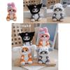 Adorable Plush Sanrio Shark Cat Backpack Keychain Doll Pendant For Creative Gifts