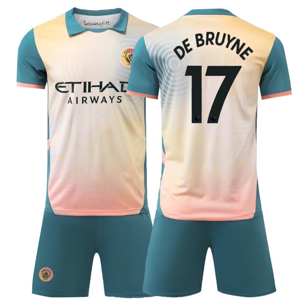 

2024-2025 Man City Third Away Jersey No.17 De Bruyne M