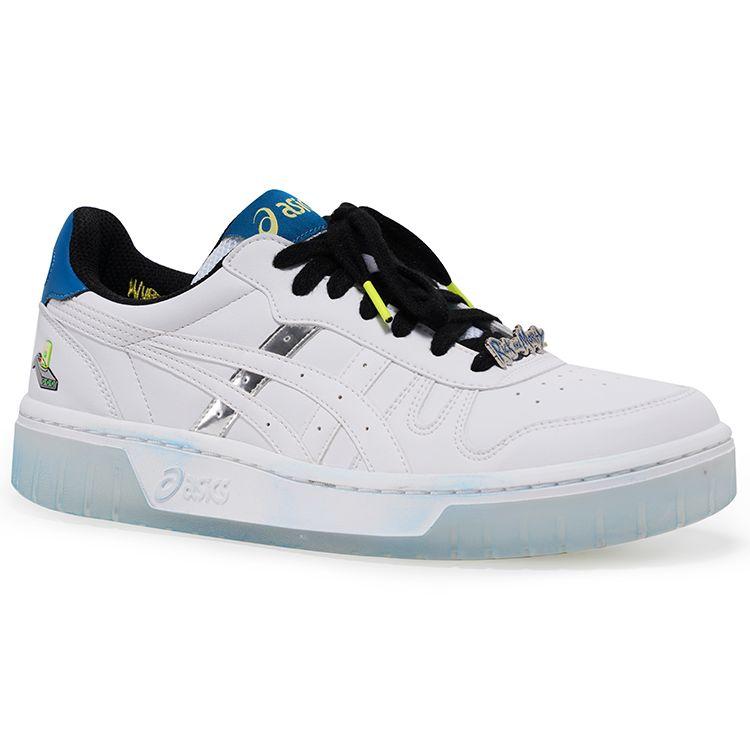 Asics Rick And Morty X  Court Mz Retro Casual Low Top Sneakers Unisex Sneakers White Blue 1203A197-100