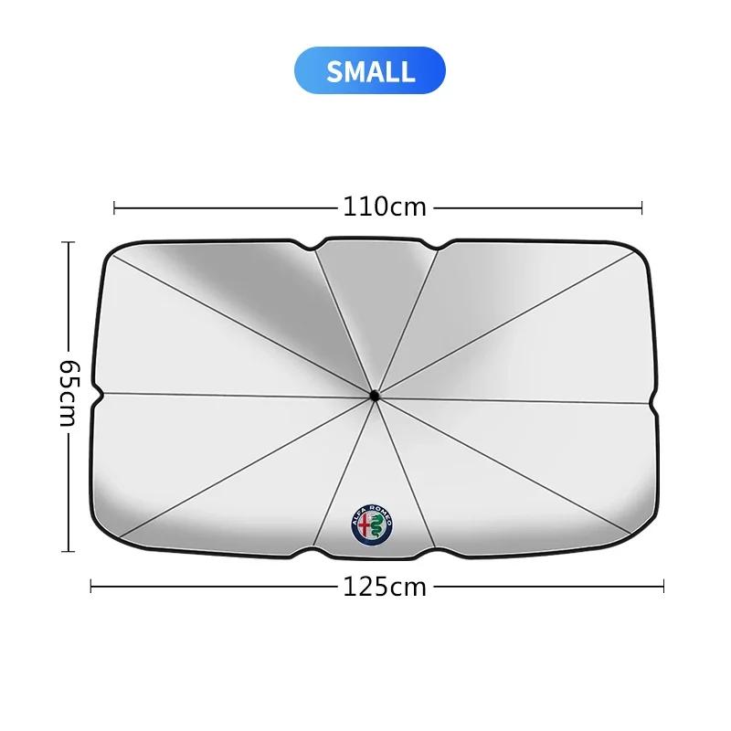 AAACK1 Car Stickers For Alfa Romeo car sunshade sunscreen heat insulation front windshield parasol For Alfa Romeo Giulietta GT 159 147