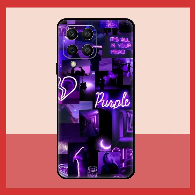 Infinity On Purple Case For Samsung Galaxy M12 M52 M06 M16 M36 M56 M33 M15 M55 M31 M13 M14 M53 M32 M35 M34 M54