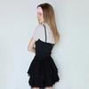 EGOIST Tiered Lace Elastic Skirt Es2osk05
