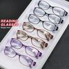 7 Classic Women's Reading Glasses Set Fashionable Hollow Square Frame Reading Glasses