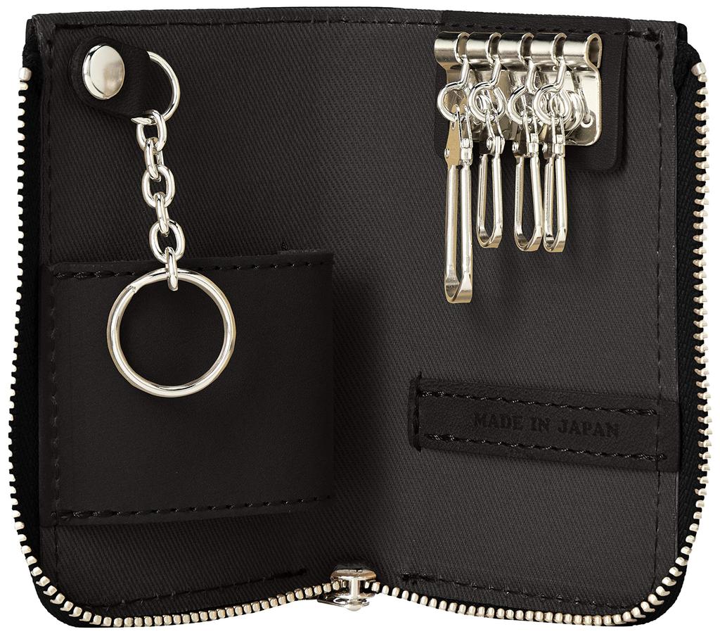 Tachiya Tochigi Leather Smart Key Case II TS265QG, Black Tochigi Leather